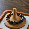 Gilded Shield – Tiger's Eye & Golden Obsidian Bracelet | Protection · Confidence · Grounding