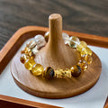 Prosperity Guardian – Tiger's Eye, Citrine & Rutilated Quartz Pixiu Bracelet | Abundance · Protection · Confidence