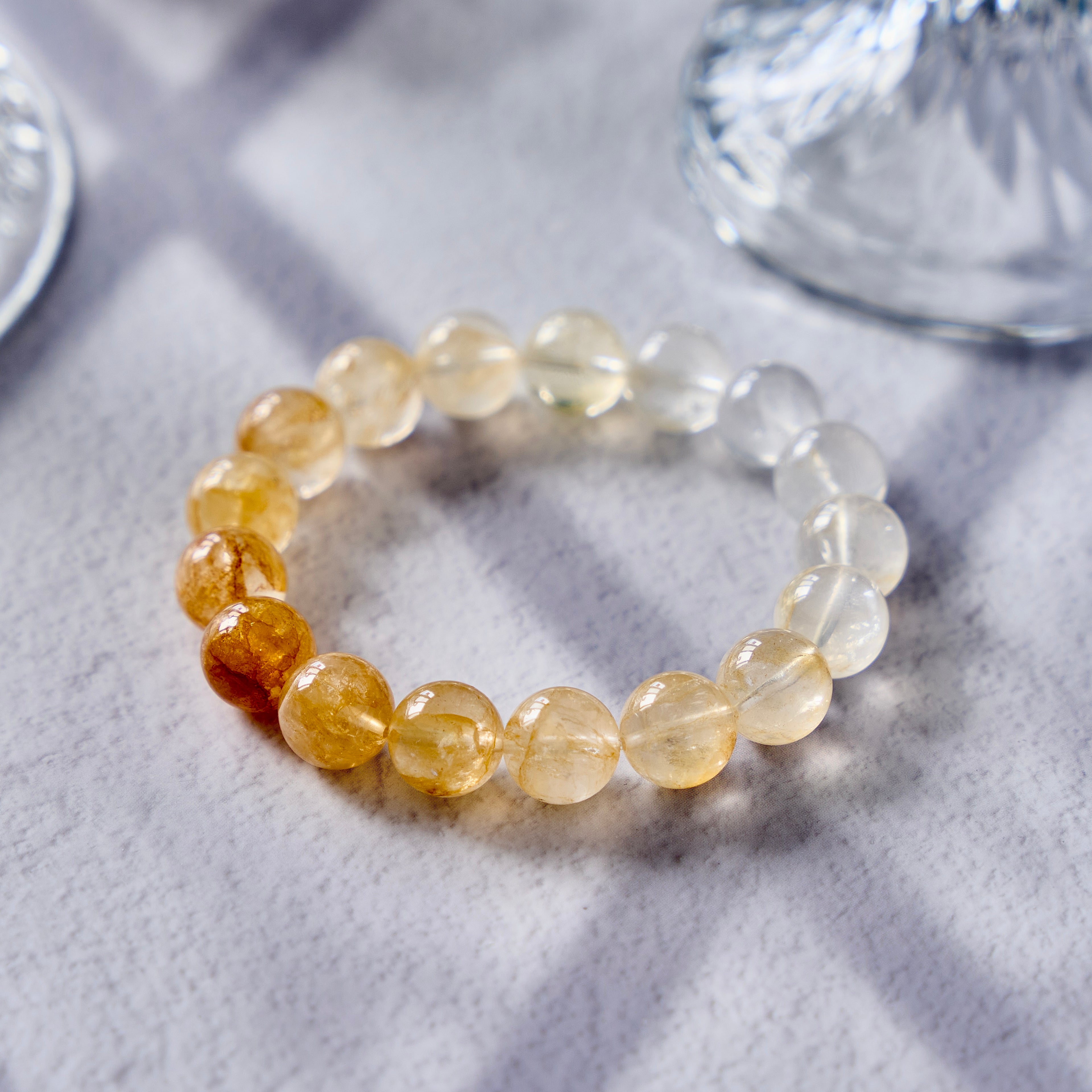 Golden Dawn – Citrine & Clear Quartz Bracelet | Abundance · Joy · Clarity