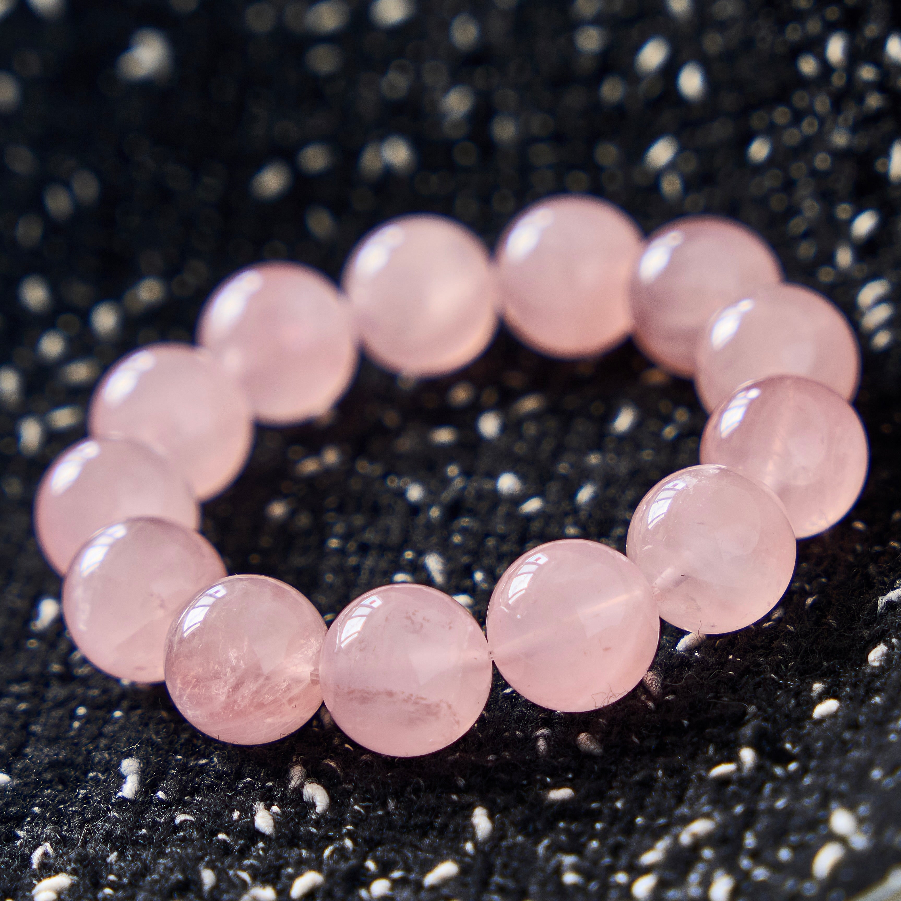Soft Rose – Rose Quartz Crystal Bracelet | Love · Self-Compassion · Heart Renewal