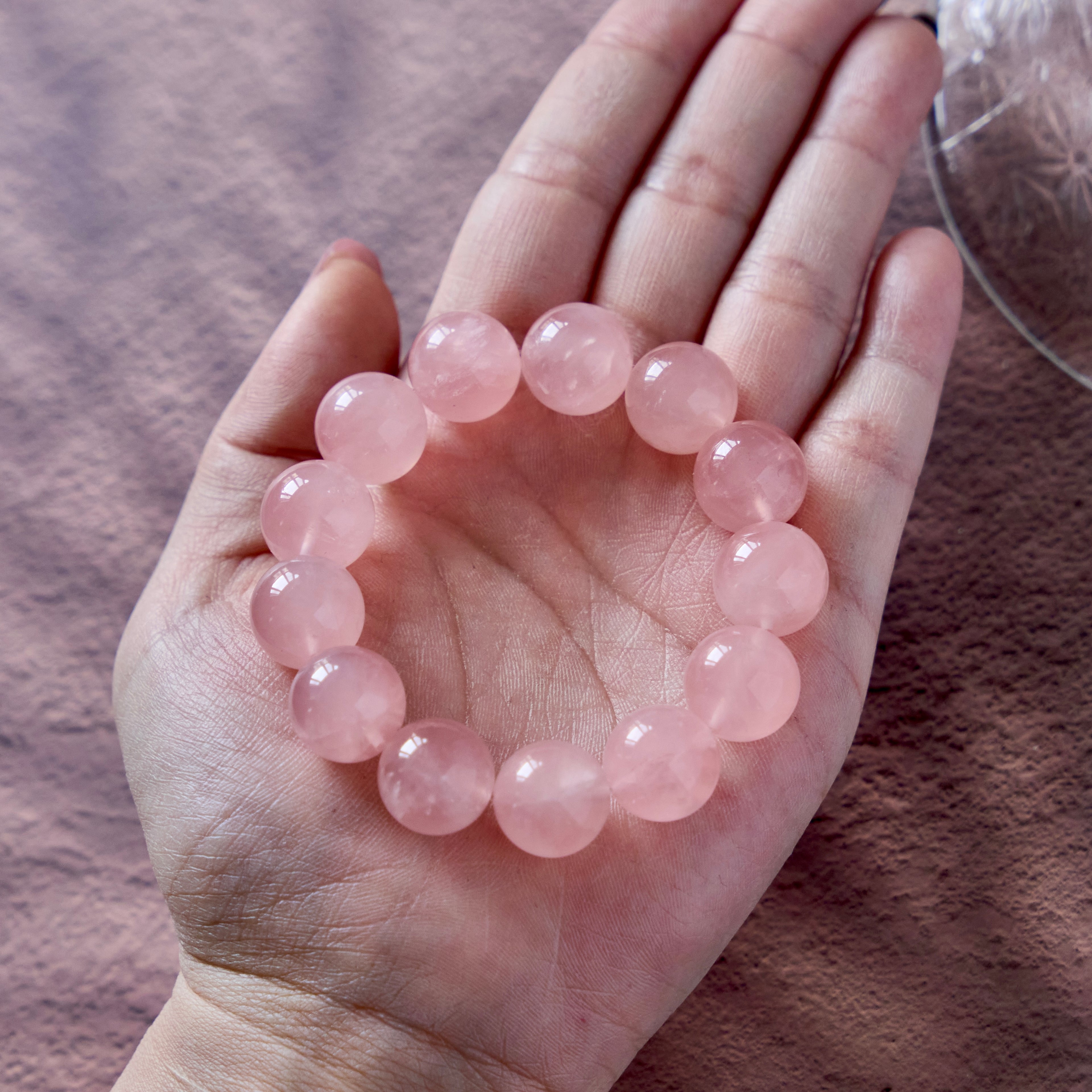 Soft Rose – Rose Quartz Crystal Bracelet | Love · Self-Compassion · Heart Renewal